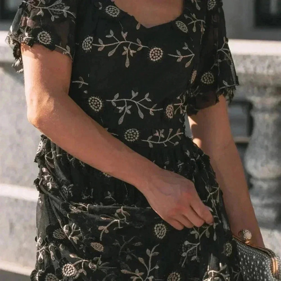 Ivy city ATHENA DRESS IN BLACK - Picture 7 of 7